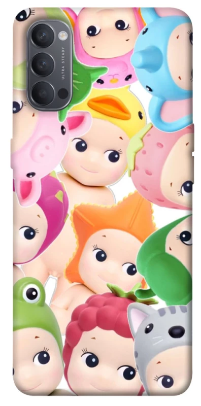Чохол на Oppo Reno 4 Fruit-Zoo Kaleidoscope фото 1 з 1