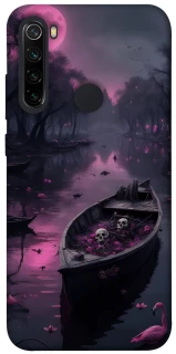 Чохол на Xiaomi Redmi Note 8 Boat and flamingo фото 1 з 1