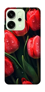 Чохол на Oppo Reno 14 Червоні тюльпани фото 1 Чохол на Oppo Reno 14 Червоні тюльпани фото 1 з 1