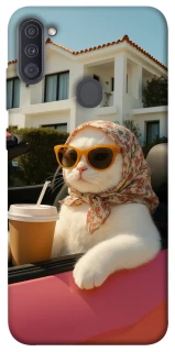 Чохол на Samsung Galaxy A11 Stylish Cat Cruise фото 1 з 1