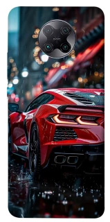 Чехол на Xiaomi Redmi K30 Pro / Poco F2 Pro Red sports car фото 1 из 1