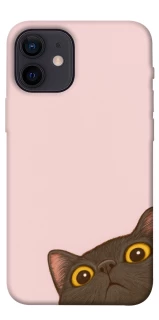 Чохол на Apple iPhone 12 mini (5.4") Peeping cat фото 1 з 1