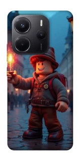 Чохол на Xiaomi Redmi Note 14 4G (Europe version) Roblox Fire Logo Blue Flames фото 1 з 1