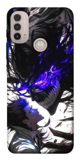 Чохол на Motorola Moto E40 Black soul anime фото 1 з 1