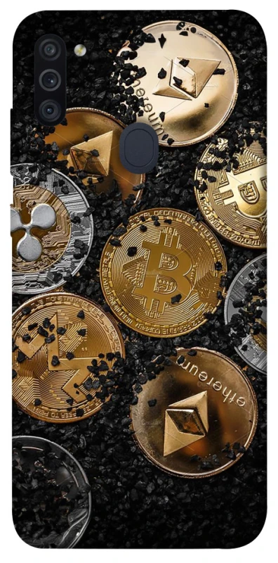 Чехол на Samsung Galaxy M11 Many coins v2 фото 1 Чехол на Samsung Galaxy M11 Many coins v2 фото 1 из 1