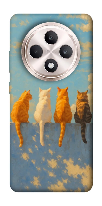 Чохол на Oppo Reno 12 F 4G/5G cats on wall фото 1 з 1