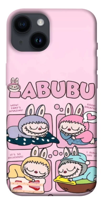 Чохол на Apple iPhone 14 (6.1") Labubu Dreams Collage фото 1 з 1