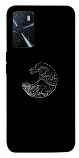 Чохол на Oppo A16s / A16 Black tsunami фото 1 з 1