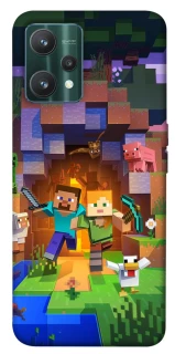 Чехол на Realme 9 Pro Minecraft game фото 1 из 1