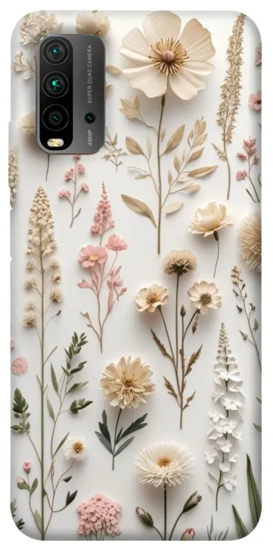 Чохол на Xiaomi Redmi 9T Floral design ver.1 фото 1 з 1