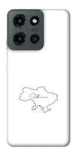 Чохол на Motorola Moto G Power (2025) Ukraine map фото 1 з 1