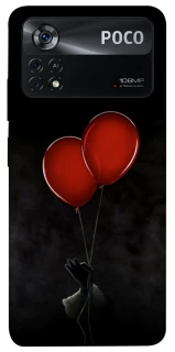 Чехол на Xiaomi Poco X4 Pro 5G Reds Balloons фото 1 из 1