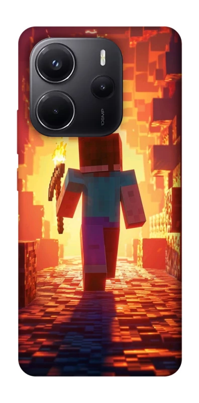 Чехол на Xiaomi Redmi Note 14 5G Minecraft adventure фото 1 из 1