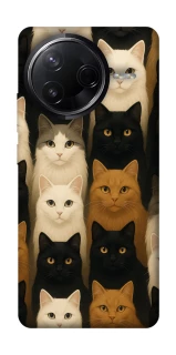 Чехол на Infinix Note 50 Pro Colorful Cat Collage фото 1 Чехол на Infinix Note 50 Pro Colorful Cat Collage фото 1 из 1