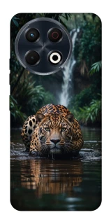 Чохол на TECNO Spark 30 Pro (KL7) Leopard in water фото 1 з 1