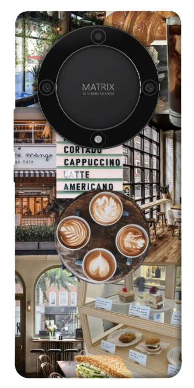Чохол на Huawei Magic5 Lite Coffee collage ver.5 фото 1 з 1
