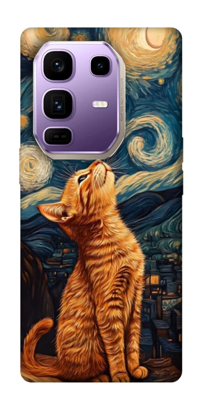Чехол на Infinix Note 50 Pro+ van gogh cat фото 1 из 1