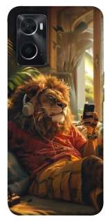 Чехол на Oppo A76 4G Лев v2 фото 1 из 1