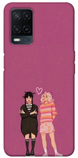 Чехол на Oppo A54 4G Raven & Rainbow Wednesday фото 1 из 1