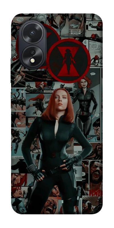 Чехол на Oppo A38 Black Widow фото 1 из 1