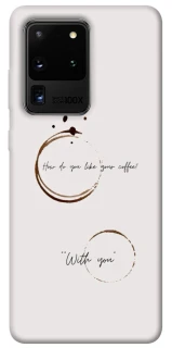 Чехол на Samsung Galaxy S20 Ultra Coffee with you фото 1 из 1