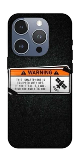 Чехол на Apple iPhone 16 Pro Warning фото 1 из 1