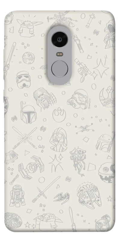 Чохол на Xiaomi Redmi Note 4X / Note 4 (Snapdragon) Star Wars background ver.1 фото 1 з 1