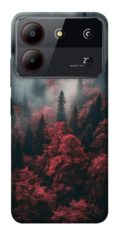 Чехол на ZTE Blade A54 4G Red Wood фото 1 из 1