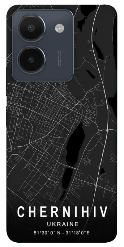 Чохол на Vivo Y36 Chernihiv map фото 1 з 1