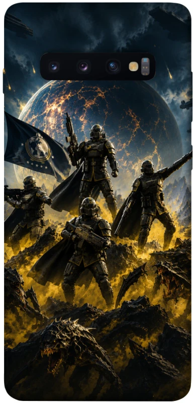 Чохол на Samsung Galaxy S10+ HELLDIVERS фото 1 з 1