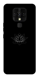 Чохол на TECNO Camon 16 SE Black Lotus фото 1 з 1