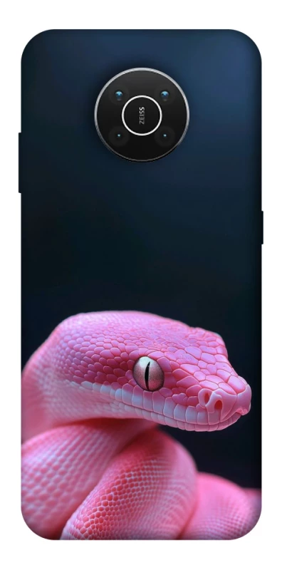 Чохол на Nokia X10 / X20 Рожева змія фото 1 з 1