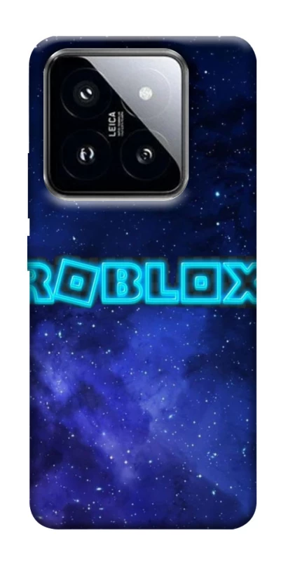 Чехол на Xiaomi 14 Pro Roblox Space Logo Blue фото 1 из 1