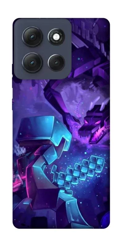 Чохол на Motorola Moto G86 Power Minecraft dragon фото 1 з 1