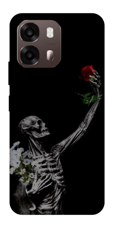 Чохол на Oppo A6 Skeleton vs Rose фото 1 з 2