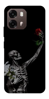 Чохол на Oppo A6 Skeleton vs Rose фото 1 з 2