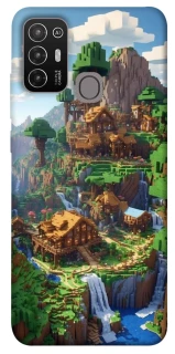 Чохол на ZTE Blade A52 Minecraft universe фото 1 з 1
