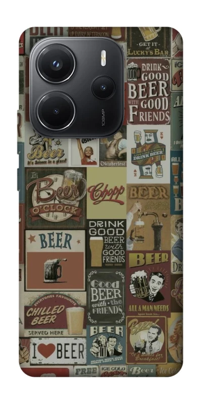 Чехол на Xiaomi Redmi Note 14 4G (Int. version) Retro collage ver.1 фото 1 из 1