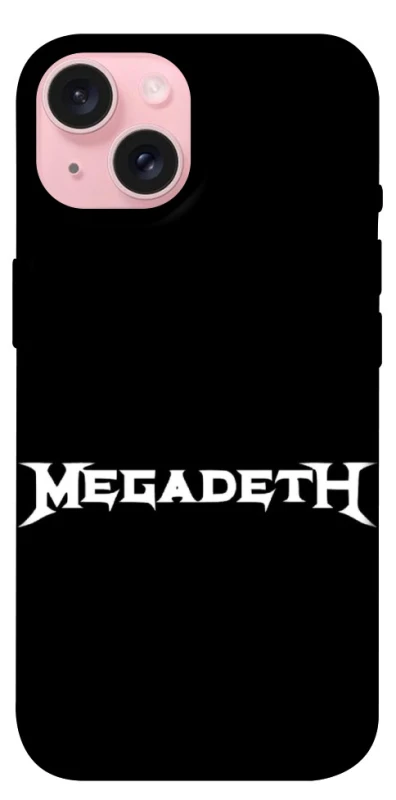 Чехол на Apple iPhone 15 (6.1") Megadeth logo фото 1 из 1