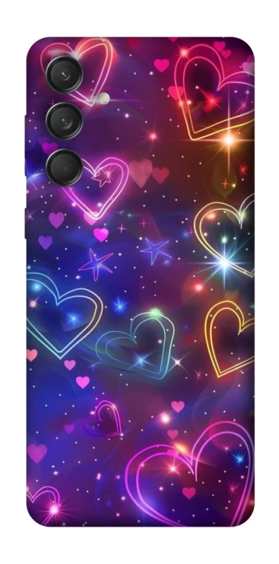 Чохол на Samsung Galaxy M55 Drawn hearts фото 1 з 1