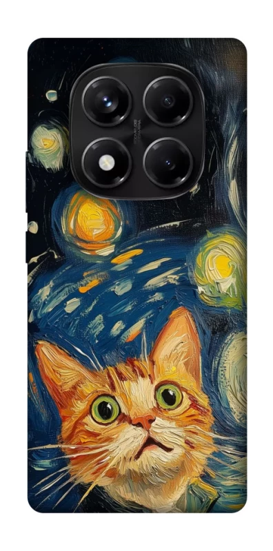 Чехол на Xiaomi Redmi Note 14 Pro 5G paint cat фото 1 из 1