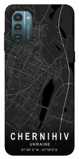 Чехол на Nokia G21 Chernihiv map фото 1 из 1