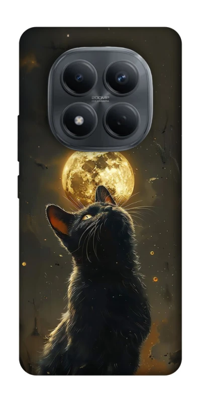 Чохол на Xiaomi Redmi Note 15 Pro 4G Кіт під місяцем v2 фото 1 з 1