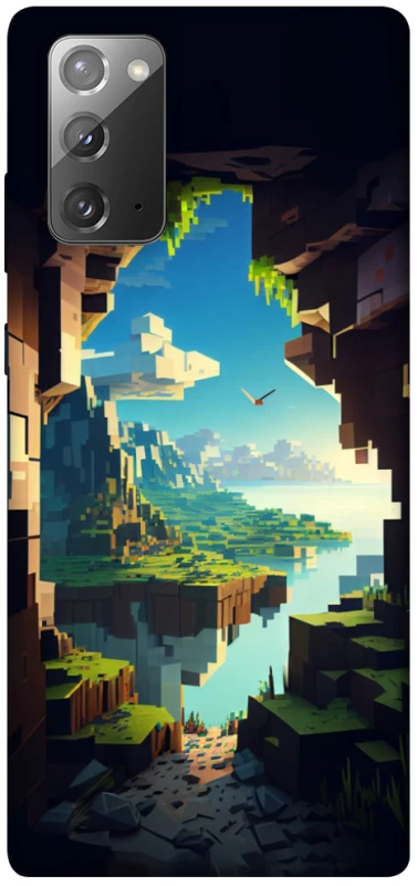 Чехол на Samsung Galaxy Note 20 Minecraft sunrise фото 1 из 1