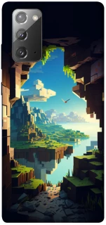 Чехол на Samsung Galaxy Note 20 Minecraft sunrise фото 1 из 1