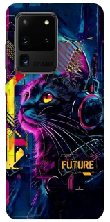 Чохол на Samsung Galaxy S20 Ultra Cyber Cat v2 фото 1 з 1