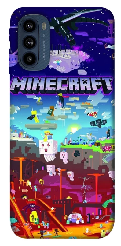 Чохол на Motorola Moto G41 Minecraft world фото 1 з 1