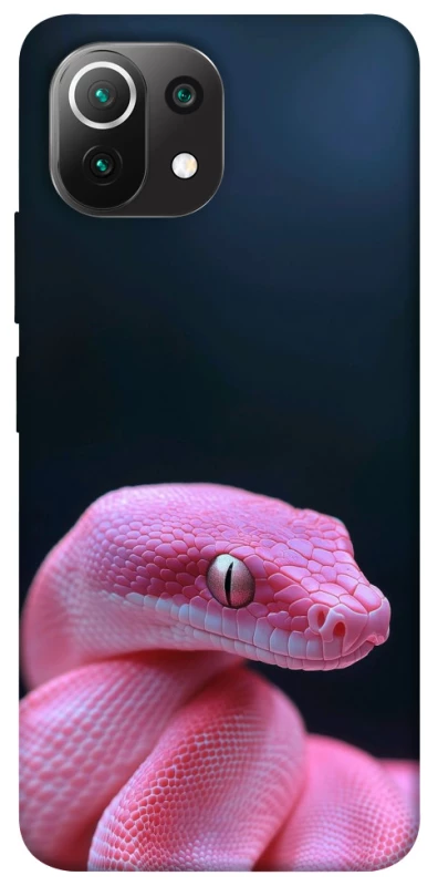 Чехол на Xiaomi Mi 11 Lite Розовая Змея фото 1 из 1
