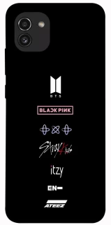 Чехол на Samsung Galaxy A03 K-pop Logo фото 1 из 1