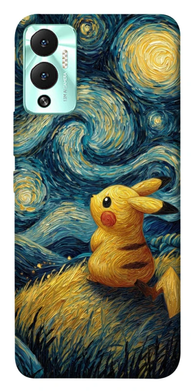 Чохол на Infinix Hot 12 Play Pikachu and Van Gogh фото 1 з 1